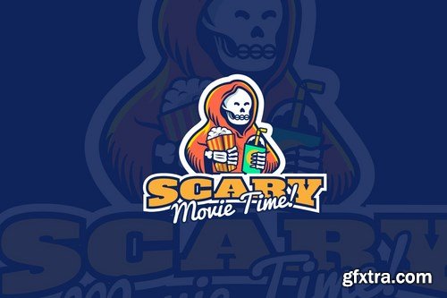 scary movie time - Mascot & Esport Logo