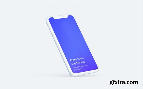 iPhone 11 Pro Mockup - Clay Mockup Pack