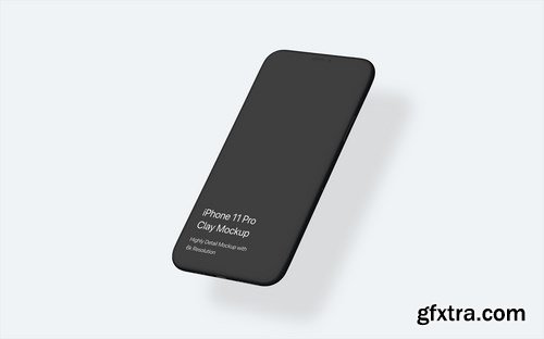 iPhone 11 Pro Mockup - Clay Mockup Pack