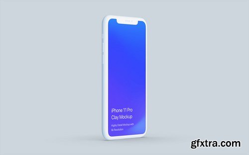 iPhone 11 Pro Mockup - Clay Mockup Pack