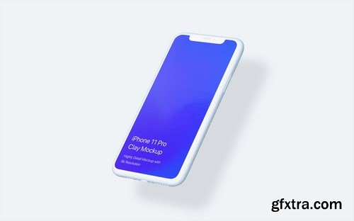 iPhone 11 Pro Mockup - Clay Mockup Pack