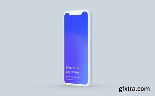 iPhone 11 Pro Mockup - Clay Mockup Pack