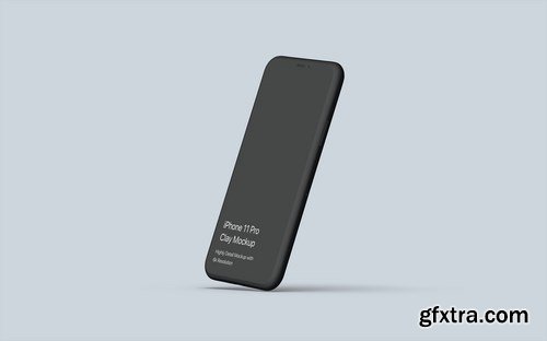 iPhone 11 Pro Mockup - Clay Mockup Pack