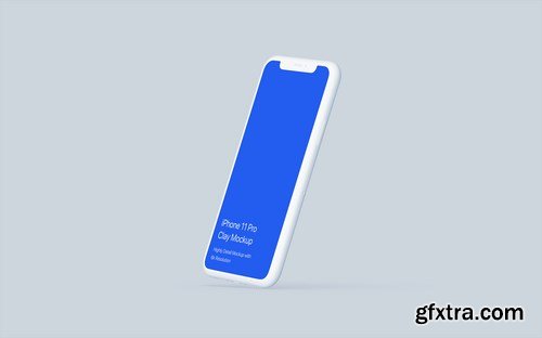 iPhone 11 Pro Mockup - Clay Mockup Pack