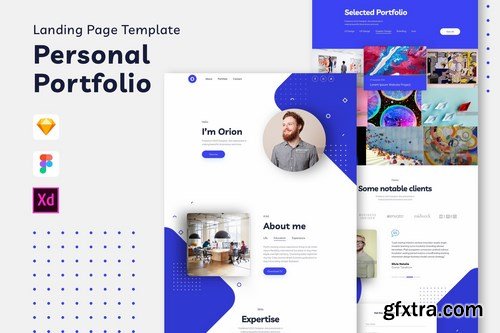 Personal Portfolio Landing Page Template