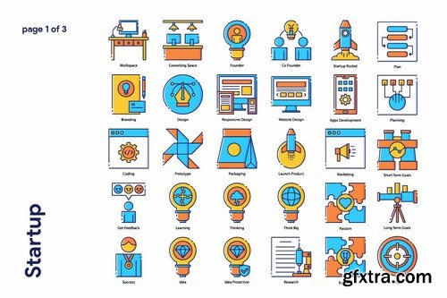 Startup Icon Set