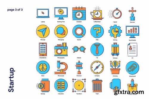 Startup Icon Set