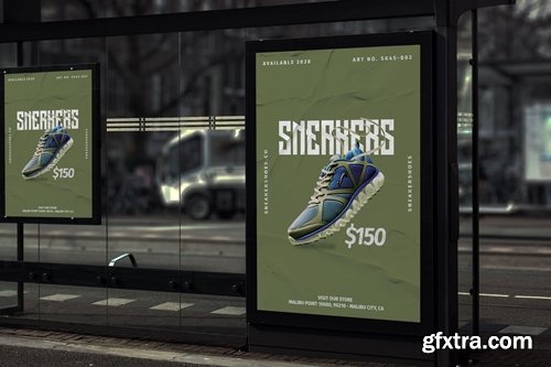 Sneaker Shoes - Product Promotion Poster RB