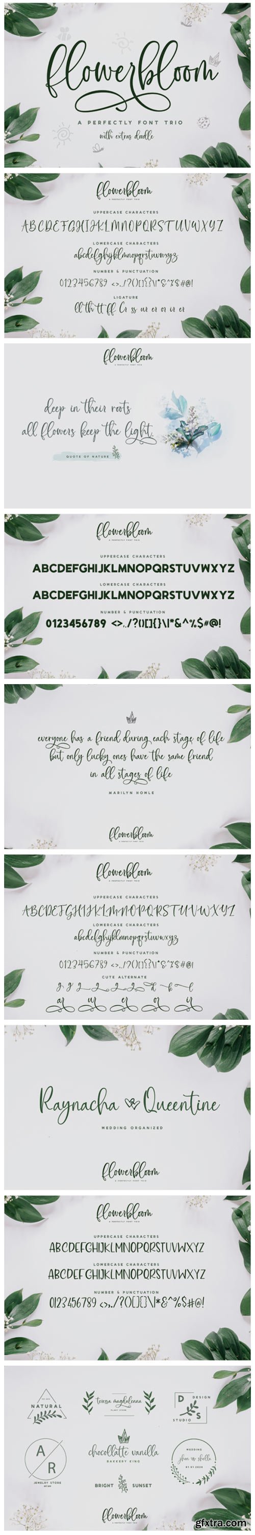 Flowerbloom Font