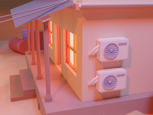 City at Night LowPoly 3D - city-at-night-lowpoly-3d