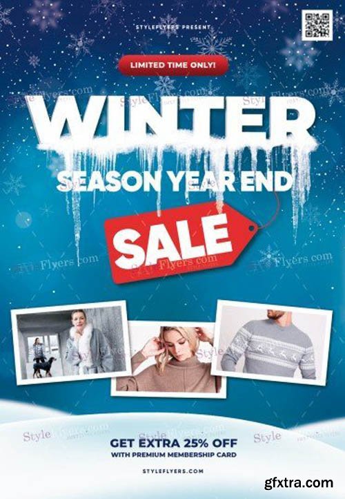 Winter Season Year End Sale V1612 2019 PSD Flyer Template