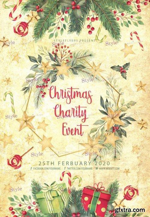 Сhristmas Сharity Event V1612 2019 PSD Flyer Template