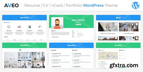 ThemeForest - Aveo v1.2.0 - CV, Resume WordPress - 20756501