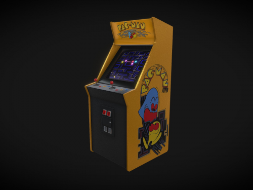 Classic Arcade Game Machine ( Pac-Man ) - classic-arcade-game-machine-pac-man