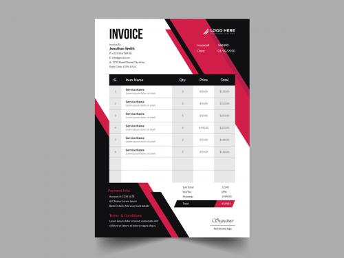 Clean modern invoice business template - clean-modern-invoice-business-template-4f320347-dcb5-4e3b-aece-2ba80a79214c