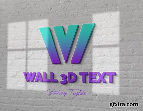 Wall Text or Logo Mockups