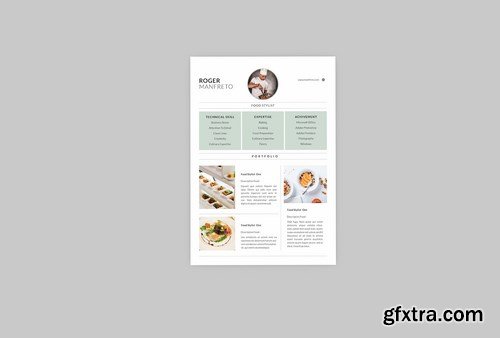 Food Stylist Resume Designer