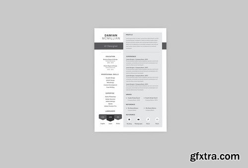 Damian UI Resume Designer