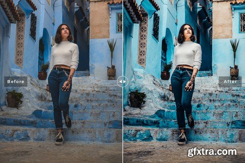 Chefchaouen Mobile & Desktop Lightroom Presets