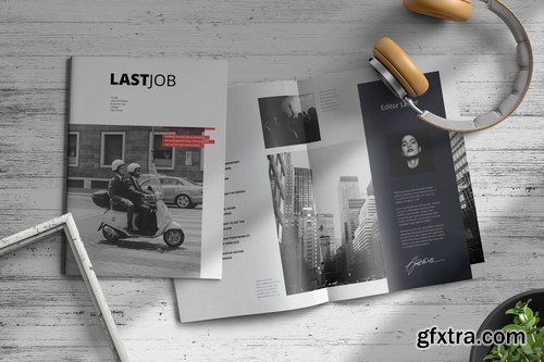 Lastjob Magazine Template