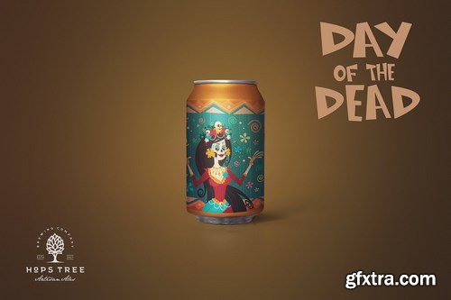 Clean Beer Can Mockup