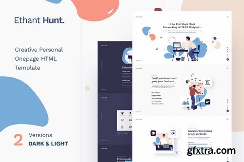 Ethant Hunt - Personal PSD Template