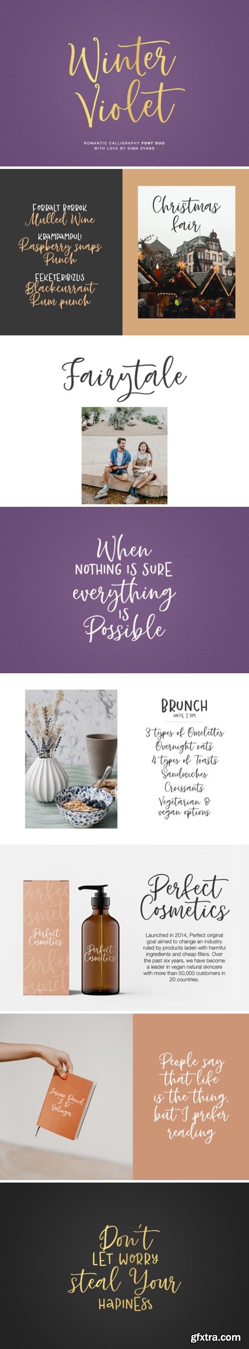 Winter Violet Font