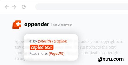 CodeCanyon - Appender v1.0.0 - Copycat Content Protection for WordPress - 25275879