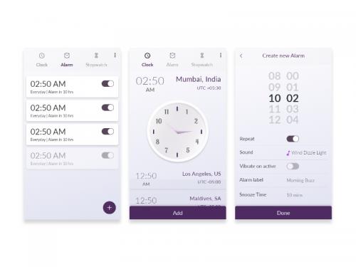 Clock App with Alarm Feature - clock-app-with-alarm-feature