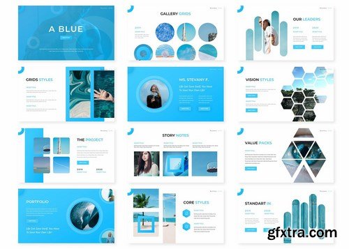 Blue - Powerpoint Google Slides and Keynote Templates