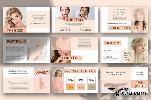 Vermak - Cosmetics Powerpoint Google Slides and Keynote Templates