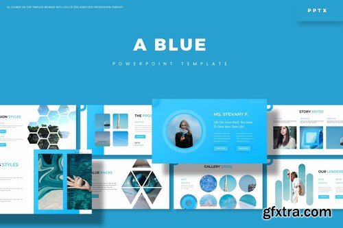 Blue - Powerpoint Google Slides and Keynote Templates