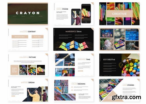 Crayon - Powerpoint Google Slides and Keynote Templates