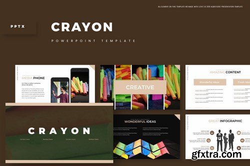 Crayon - Powerpoint Google Slides and Keynote Templates