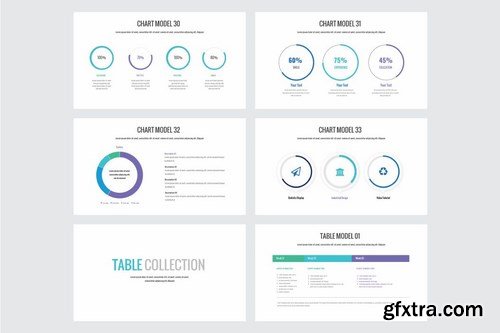 BEST CHART & TABLE COLLECTION - Powerpoint and Keynote Templates