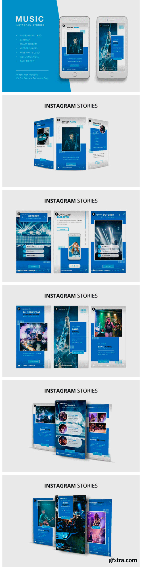 Music Instagram Stories Template 2305938