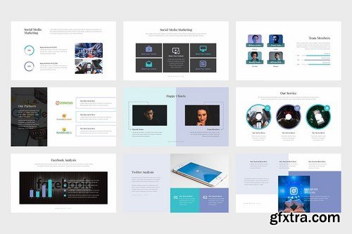 Buzeo ocmed Marketing Pitch Deck Powerpoint  and Keynote Templates