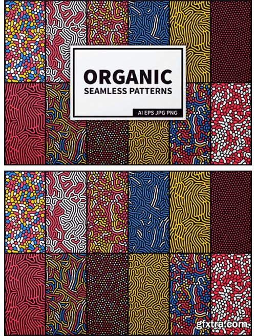 24 Organic Seamless Patterns Set 2297000