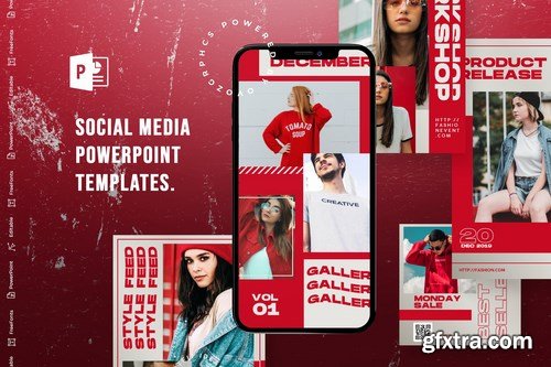 Social Media PowerPoint Templates pack