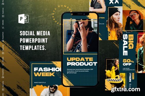 Social Media PowerPoint Templates pack