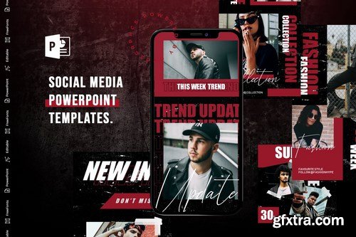 Social Media PowerPoint Templates pack