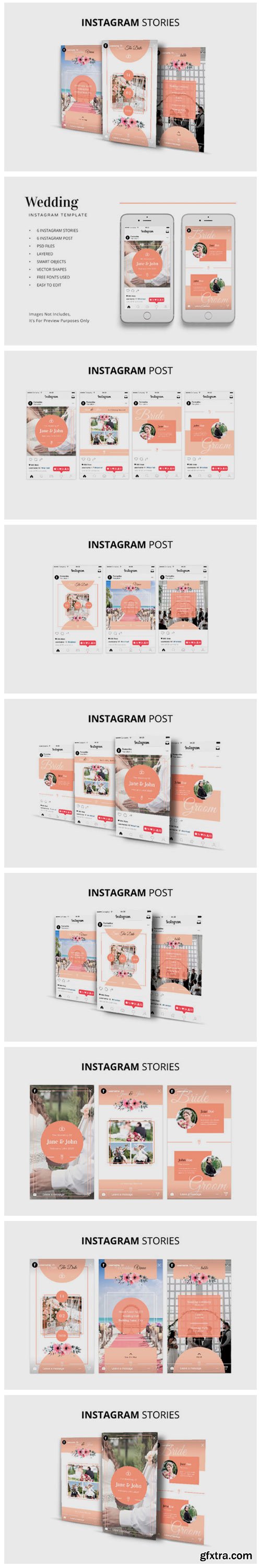 Wedding Instagram Kit Template 2305946