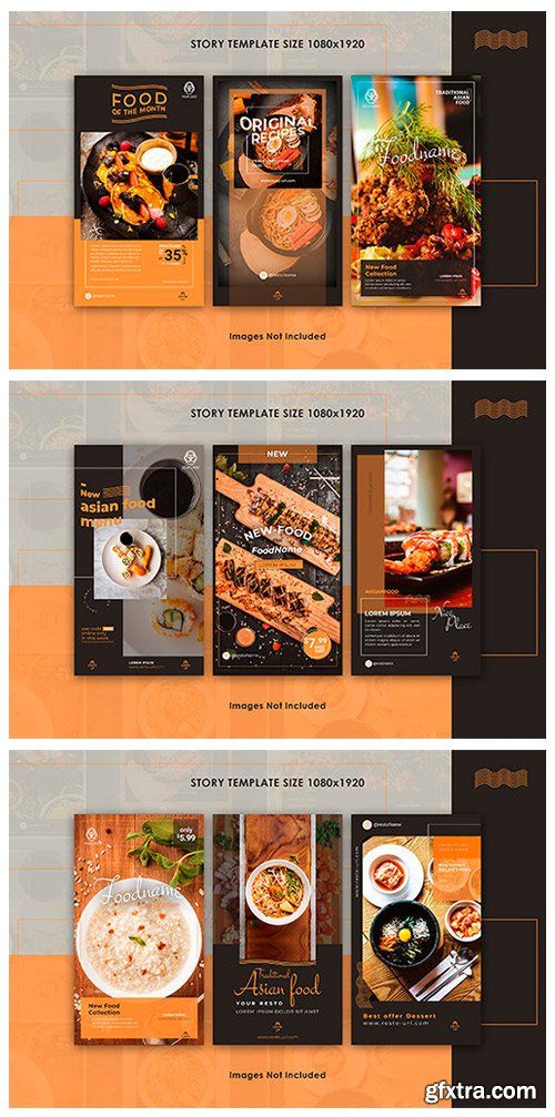 Food Instagram Feed &amp; Stories Templates 2296971