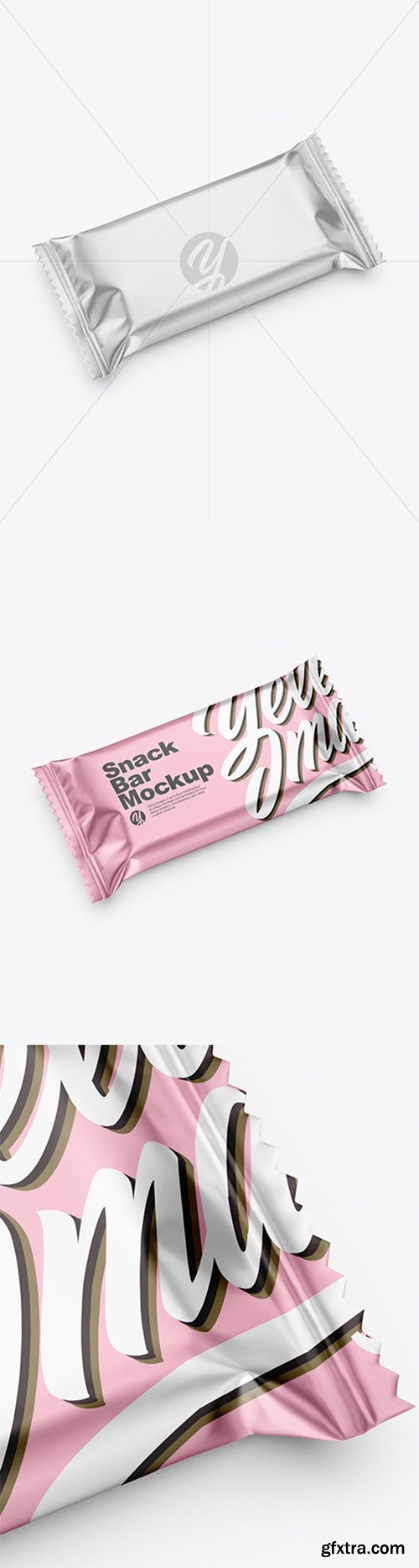 Matte Metallic Snack Bar Mockup 51920