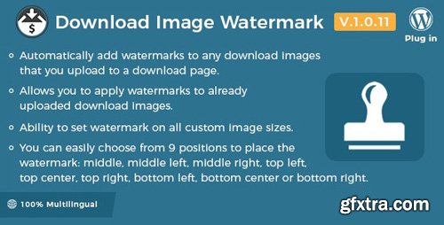 CodeCanyon - Easy Digital Downloads - Download Image Watermark v1.0.11 - 16064112