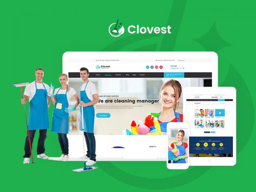 Clovest - Cleaning Service PSD Template - clovest-cleaning-service-psd-template