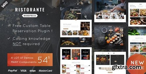 ThemeForest - Ristorante v1.3 - Restaurant WordPress Theme - 23195638