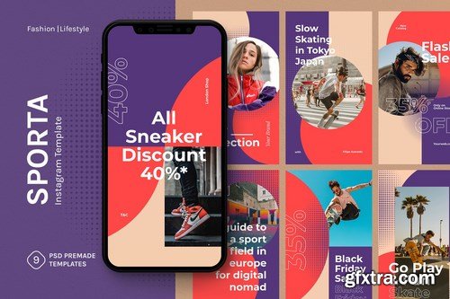 Sporta - Instagram Stories Template