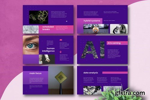 ARTIFICO - Artificial Intelegent Powerpoint Google Slides and Keynote Templates