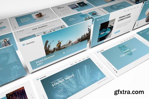 Music Powerpoint Powerpoint Google Slides and Keynote Templates